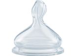 Nuk First Choice+ Tettarella In Silicone 0-6 Mesi, Taglia S, 2 Pezzi (Prodotto Dalla Germania)