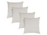 Sleepling - Set Di 4 Cuscini Per Divano, 40 X 40 Cm, Cuscini Decorativi, Cuscini, Beige
