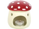 Something Different - Bruciatore A Olio, Fungo SD5514 (Taglia Unica) (Colore Crema/Rosso)