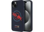 Etui Red Bull Hc Silicone Orbr20 Logo Red Fodera Do Iphone 15 Magsafe Granatowy
