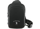 Us Polo Petit Pique Crossbody Arch Phone Bag Nero
