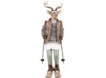 Clayre & Eef Figura Decorativa Cervo 16X11X31 Cm Plastica Marrone