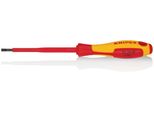 Knipex 98 20 40 Cacciavite Per Viti Con Intaglio Isolante Impugnatura Multicomponente, Vde Brunito 202 Mm