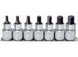 Ks Tools 1/2" Chromeplus Set Di Bussole Esagonali 7 Pezzi 5-14 Mm Corto - 918.1335"