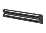 Pannello Patch Eaton 24 Porte 1U Rack-Mount Stp Schermato Cat6 /Cat5 Passante, RJ45 Ethernet, Taa (N252-048)
