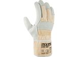 Texxor® Guanti In Pelle Bovina Intera Ural I, Pelle Naturale/Trecce Bianche