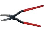 Stubai Pinze Per Lattonieri A Becco Piatto Con Dentatura, Per Tagliare E Tagliare | Gambo Rosso Plastificato Dg 240 Mm
