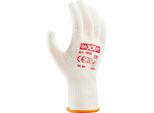 12 Paia Di Guanti A Maglia Media Cotone/Nylon Taglia 10