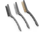 Hendi Set Di Spazzole Metalliche, Strette - 3 Pezzi, 3 Pezzi, (L)230Mm