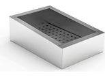 Contenitore Per Ghiaccio Tritato Combisteel Da Incasso Con Inclinazione E Attacco Per L'acqua