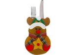 Portaposate - Natale - Babbo Natale - Albero Di Natale - Natale - Natale - 2 Pezzi - Stella Renna