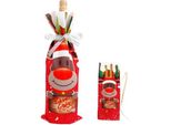 Portabottiglie - Borsa Portabottiglie - Natale - Babbo Natale - Albero Di Natale - Natale - Xmas - Rudolph La Renna