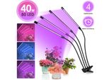 Tolletour Led Lampada Per Piante A Spettro Completo Luce Per Piante Da Interno 40W Lampada Da Coltivazione Lampada Da Coltivazione