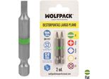 Punte Lunghe Piatte Per Cacciavite 4 Mm (2 Pezzi). Acciaio Al Cromo Vanadio S2. Punte Esagonali, Cacciaviti,