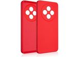 Beline Etui Silicone Oppo Reno 12F 5Gczerwony /Red