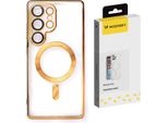 Etui Wozinsky Electroplated Magsafe Na Samsung Galaxy S24 Fe - ZłOte