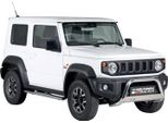 Barra Di Protezione Paraurti Anteriore Per Suzuki Jimny 2018-2025 ø63Mm Acciaio Protezione Argento