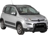 Barra Di Protezione Paraurti Anteriore Per Fiat Panda 4 2012-2022 ø63Mm Acciaio Nero