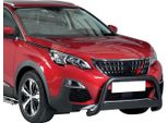 Barra Di Protezione Del Paraurti Anteriore Per Peugeot 3008 2018-2021 ø63Mm Acciaio Nero