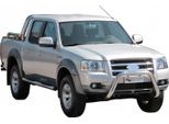 Barra Di Protezione Paraurti Anteriore Per Ford Ranger 2007-2009 ø76Mm Acciaio Protezione Argento