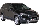 Barra Di Protezione Paraurti Anteriore Per Chevrolet Captiva 2011-2016 ø63Mm Acciaio Argento