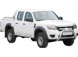 Barra Di Protezione Paraurti Anteriore Per Ford Ranger 2009-2011 ø76Mm Acciaio Protezione Argento