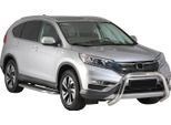 Barra Di Protezione Paraurti Anteriore Per Honda CR-V 2016-2018 ø76Mm Acciaio Protezione Argento