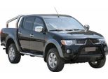 Barra Di Protezione Paraurti Anteriore Per Mitsubishi L200 2006-2009 ø76Mm Acciaio Nero