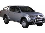 Barra Di Protezione Paraurti Anteriore Per Mitsubishi L200 2010-2015 ø76Mm Acciaio Argento