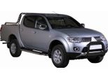 Barra Di Protezione Paraurti Anteriore Per Mitsubishi L200 2010-2015 ø63Mm Acciaio Nero