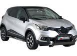 Barra Di Protezione Del Paraurti Anteriore Per Renault Captur 2017-2019 Nero ø63Mm Acciaio