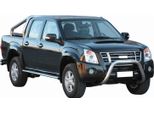 Barra Di Protezione Paraurti Anteriore Per Isuzu D-Max 2006-2012 ø76Mm Acciaio Protezione Argento