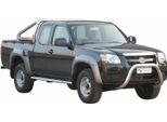 Barra Di Protezione Paraurti Anteriore Per Mazda BT-50 2006-2012 ø76Mm Acciaio Protezione Argento