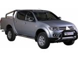 Barra Di Protezione Paraurti Anteriore Per Mitsubishi L200 2010-2015 ø76Mm Acciaio Nero