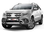 Barra Di Protezione Del Paraurti Anteriore Per Mercedes Classe X 2017-2020 In Acciaio Abe Nero