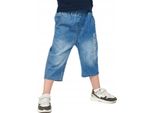 Mod Jeans| Pantaloncini In Denim Per Ragazzi - Blu Scuro - 100% Cotone - Comodi E Moderni - Ideali Per Il Tempo Libero Taglia 110, Età 5 Anni
