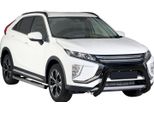 Barra Di Protezione Paraurti Anteriore Per Mitsubishi Eclipse Cross 2018-2020 ø76 Nero