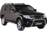 Barra Di Protezione Paraurti Anteriore Per Nissan Pathfinder 2010-2013 ø76Mm Acciaio Argento