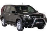 Barra Di Protezione Paraurti Anteriore Per Nissan X-Trail 2011-2014 ø76Mm Acciaio Argento