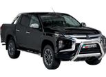 Barra Di Protezione Paraurti Anteriore Per Mitsubishi L200 2019-2025 ø76Mm Acciaio Argento