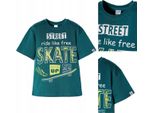 Mod Jeans | T-Shirt "Good Times"" - Verde Smeraldo - Cotone - Comoda - Moderna - Sportiva Taglia 164, Età 14 Anni"