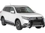 Barra Di Protezione Del Paraurti Anteriore Per Mitsubishi Outlander Phev 2015-2018 ø76 Nero