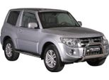 Barra Di Protezione Paraurti Anteriore Per Mitsubishi Pajero 2012-2018 ø63Mm Acciaio Argento