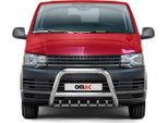 Barra Di Protezione Paraurti Anteriore Per Vw T6 T6.1 Transporter 2015-2024 Acciaio Argento