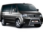 Barra Di Protezione Del Paraurti Anteriore Per Vw Transporter T5 2003-2015 Con Abe Acciaio Argento