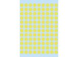 Herma 1834 Etichette Multiuso Gialle Ø 8 Mm Carta Tonda Opaca 540 Pz(S)