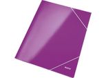 Cartella Angolare Leitz Wow, Din A4, Cartone, Viola