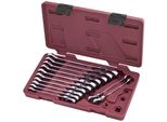 Kraftwerk Kra 3403-54 Set Di Chiavi Combinate A Cricchetto Clickraft Con Cricchetto Incernierato, 12 Pezzi, 8-19 Mm
