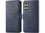 Custodia Per Cellulare Imoshion Per Samsung Galaxy S22 - Cover Flip A Libro - Blu Scuro
