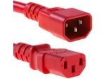 Cavo Di Alimentazione Microconnect C13 - C14 3 M Rosso